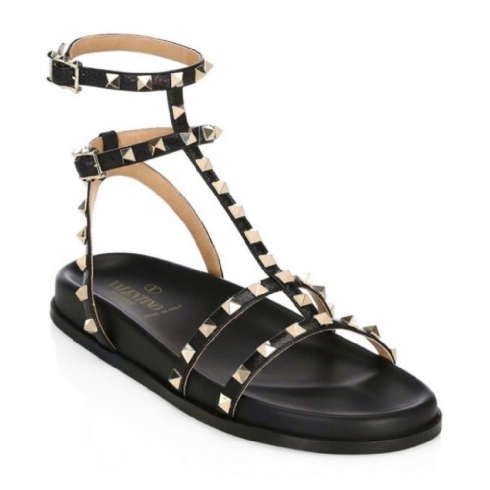 Valentino Rockstud Gladiator Sandals